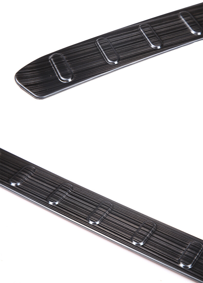 Black Steel Rear Bumper Trunk Sill Cover Trim For LR Range Rover Sport 18-21 4