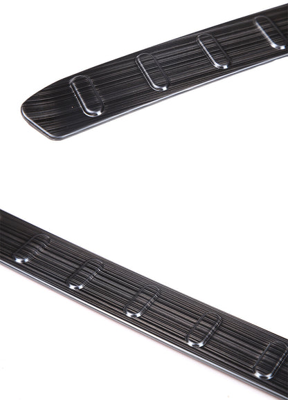 Black Steel Rear Bumper Trunk Sill Cover Trim For LR Range Rover Sport 18-21 4