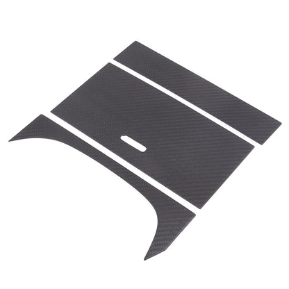Matt Real Carbon fiber Water Cup Holder Panel Cover Trim For Jaguar F-TYPE 2013+ 14