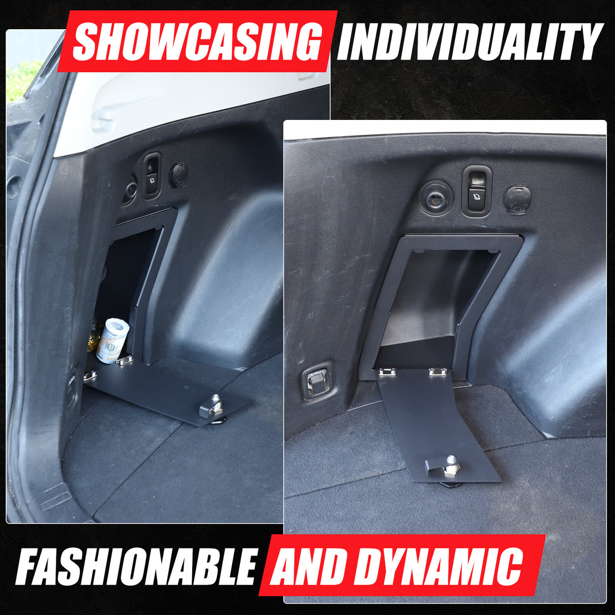 Rear Trunk Side Vault Safe Storage Lock Box For Subaru Forester 4th SJ 13-18 20