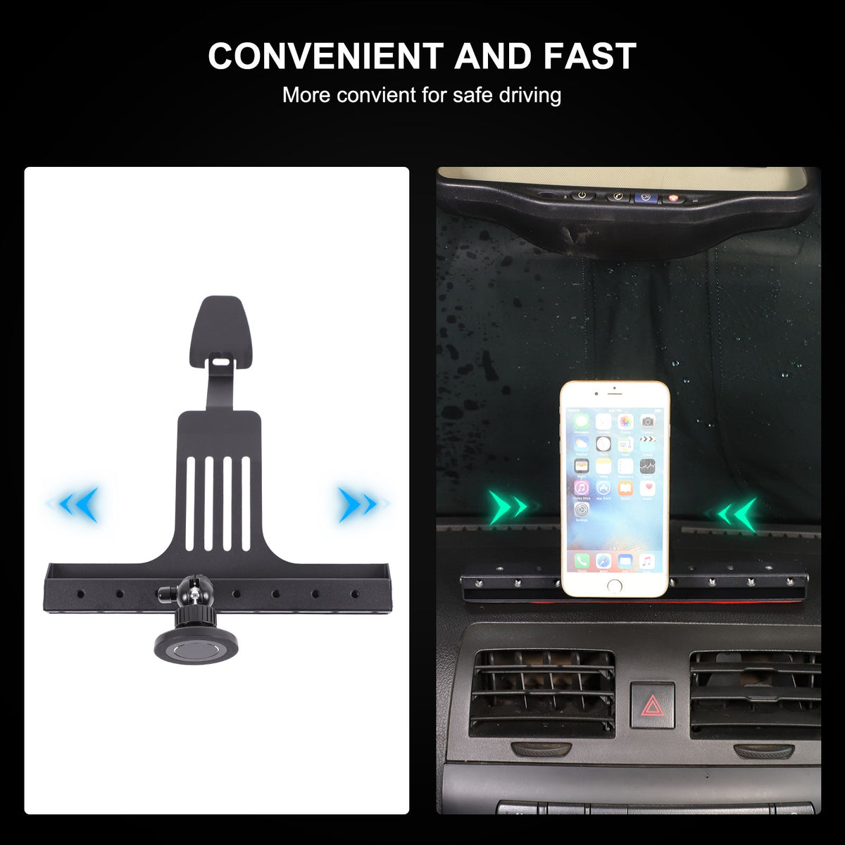 Magnetic Multifunctional Phone Holder Bracket For Hummer H3 2005-2009 17