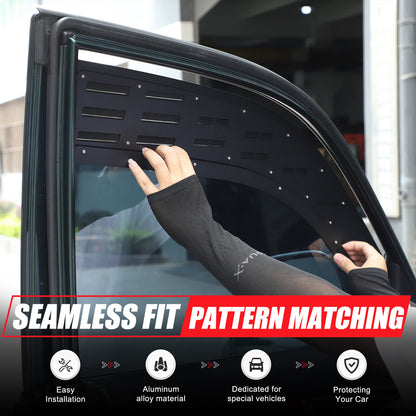 Front & Rear Window Glass Louver Air Vent Panel Trim For Lexus GX 2003-2009 8