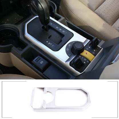 ABS Silver Gear Shift Box Panel Frame Cover Trim For Land Rover Discovery3 04-09 2