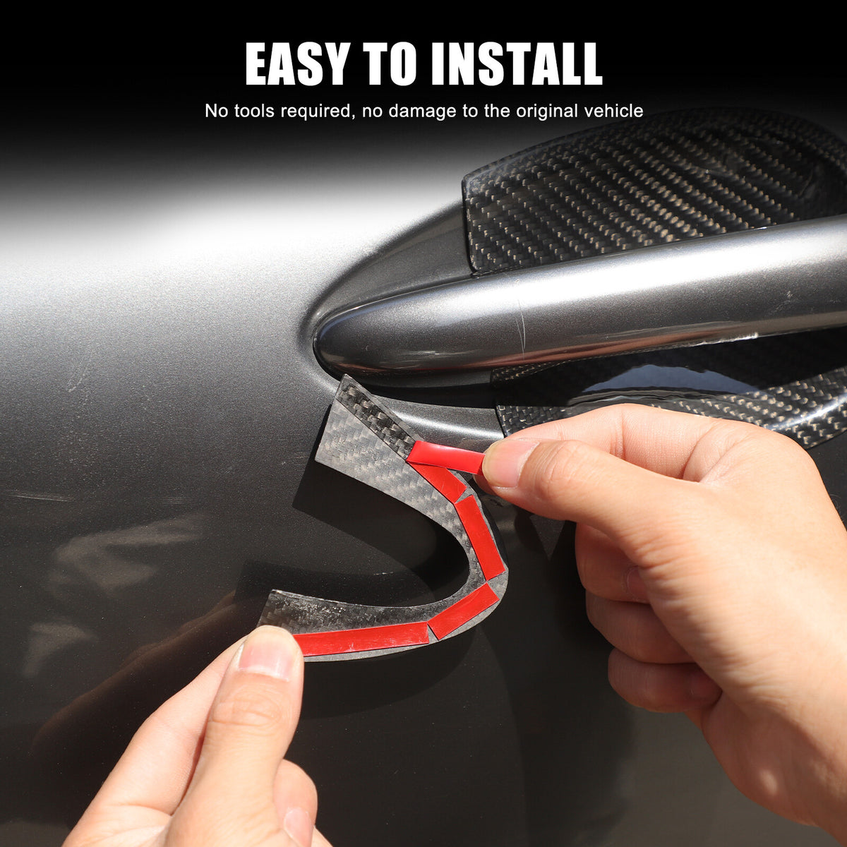 Real Carbon Fiber Exterior Outer Door Bowl Trim For Mazda MX-5 Miata 2016-2025 7