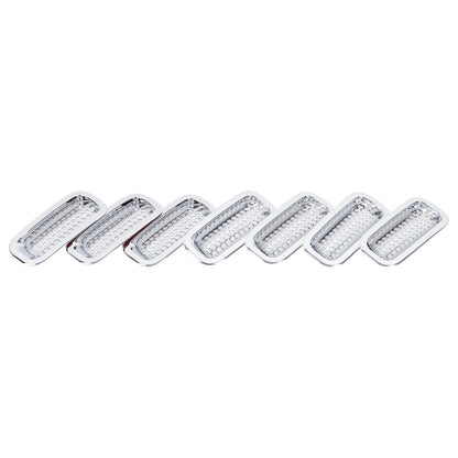 ABS Silver Front Grille Insect Screen Cover For Hummer H3 2005-2009 19
