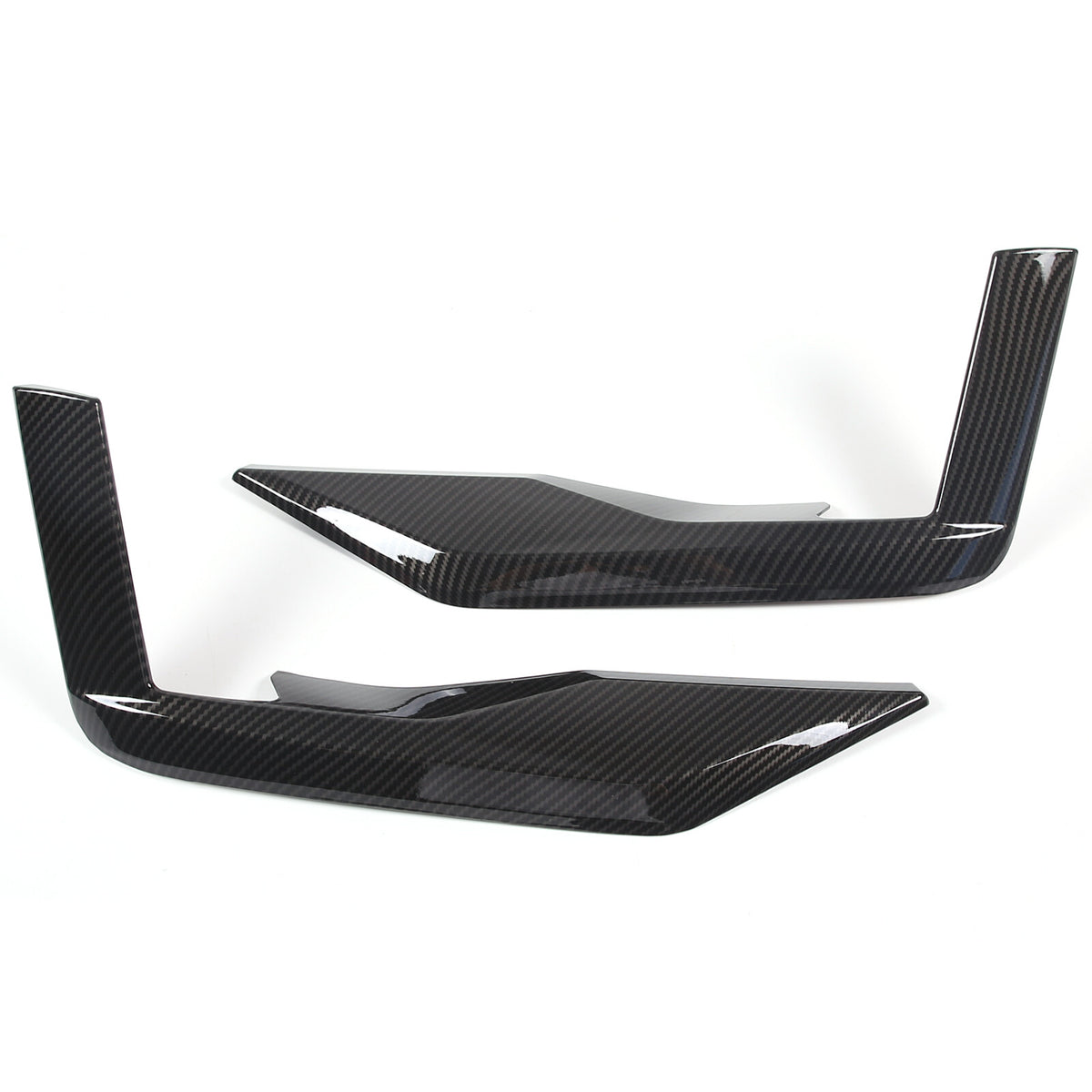 Glossy Black Front Headlight Trim Cover For Cadillac Escalade 2021-23 US 5