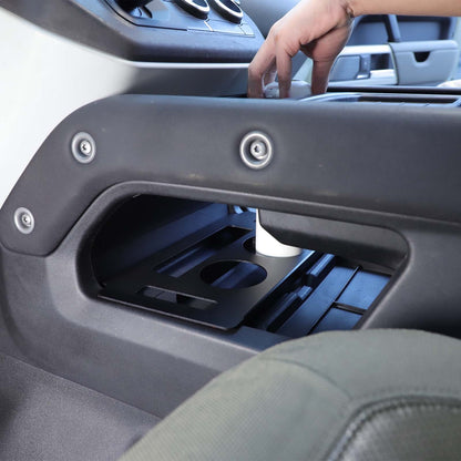 Alloy Lower Centre Console Cup holder Box For Land Rover Defender L663 20-24 US 2