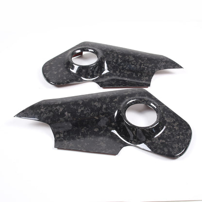 Forged Carbon Fiber Car Door Horn Speaker Panel Cover Trim For Supra A90 2019-24 15