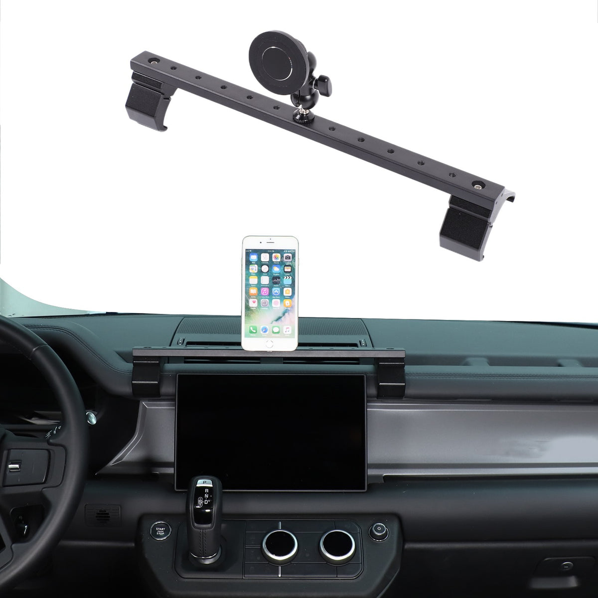 Center Console Multifunctional Phone Mount Bracket For LR Defender L663 2020-23 17