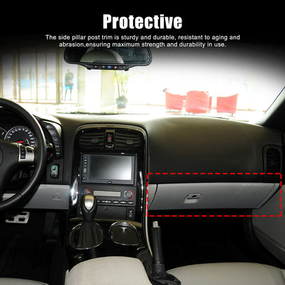 Real Carbon Fiber Co-pilot Storage Glove Box Cover For Corvette C6 2005-13 12