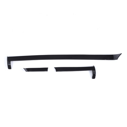 Glossy Black Center Console Air Vent Trim Strip For Hyundai Santa Cruz 2022+ US 4