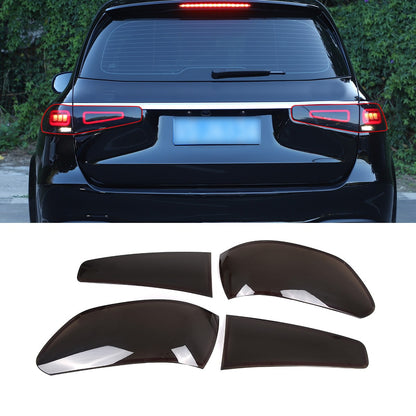 Smoked Tail Light Cover Rear Light Guard Bezel Trim For Benz GLS 20-22 US 16