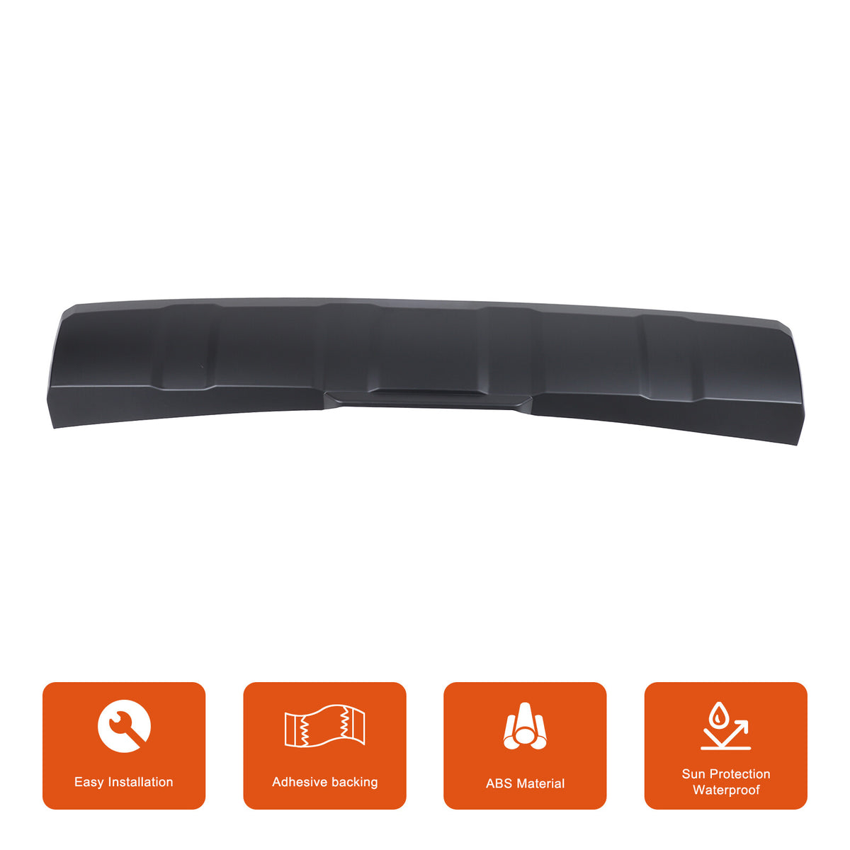 Matte Black Rear Bumper Spoiler Guard For Toyota Land Cruiser LC250 24+ 19