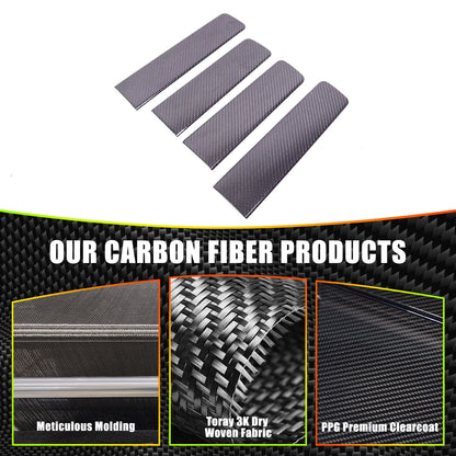 Purple Real Carbon Fiber Interior Door Panel Trim For Benz W463 G550 G63 2019+ 11