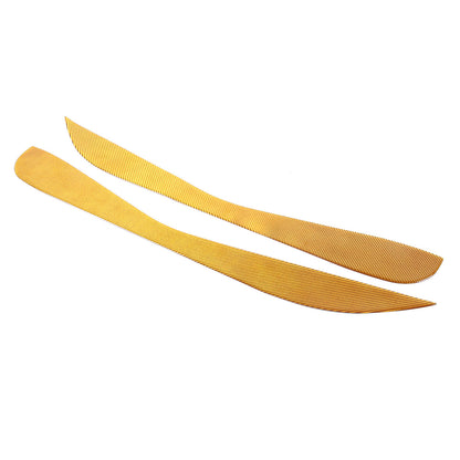 Yellow Carbon Fiber Door Anti-Kick Panel Sticker For Corvette C8 2020-26 15