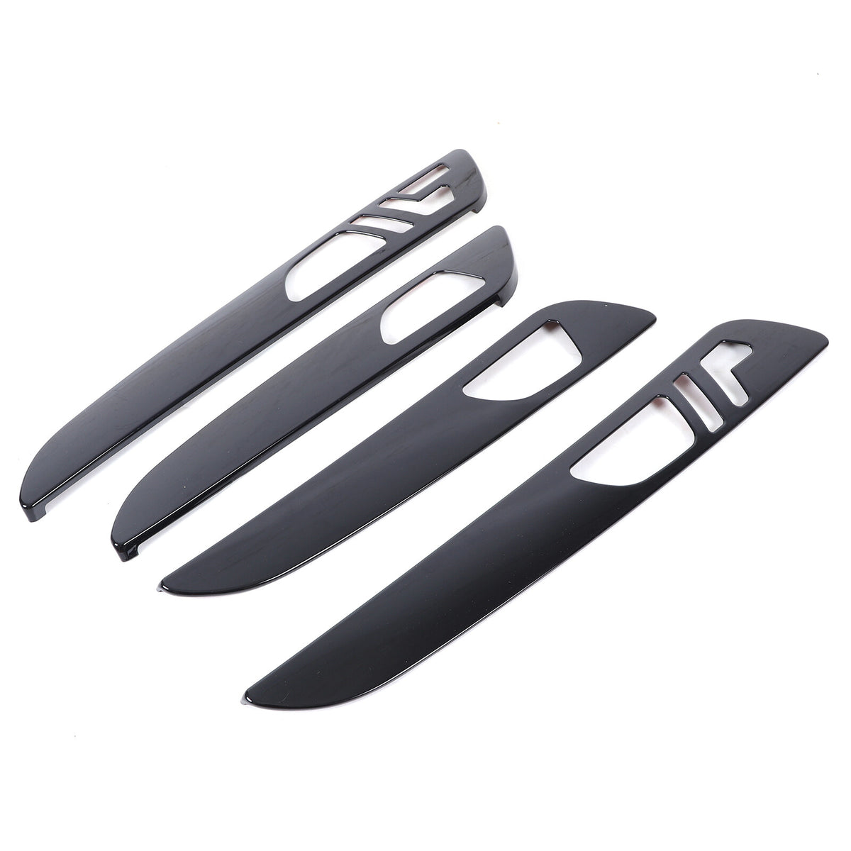 Glossy Black Car Interior Door Panel Cover Trim For Benz GLE GLS ML GL 13-19 US 5