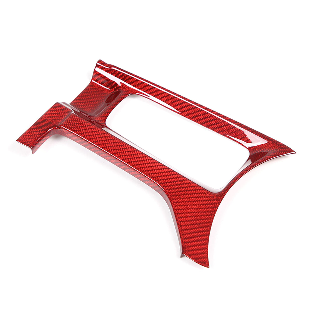 Red Real Carbon fiber Center Multimedia Panel Cover Trim For Mazda MX-5 2016-23 15
