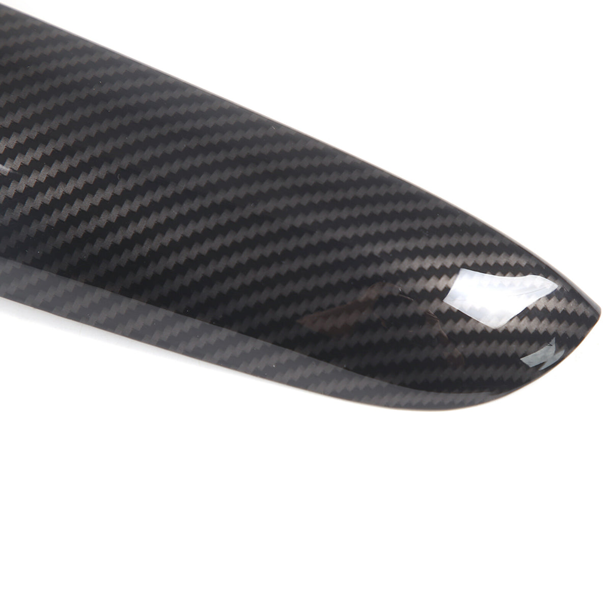 ABS Carbon fiber Tailgate Trunk Handle Cover Trim For FIAT 500 2011-23 11
