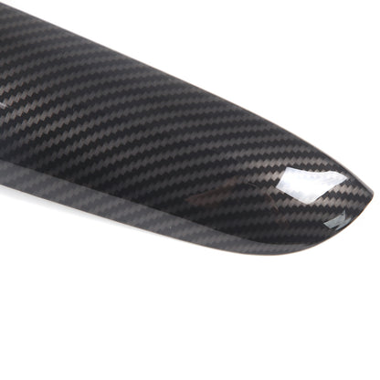 ABS Carbon fiber Tailgate Trunk Handle Cover Trim For FIAT 500 2011-23 11