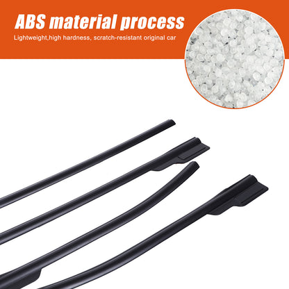 Black Car Window Bottom Strip Cover Trim For Ford Ranger 2015-2021 12