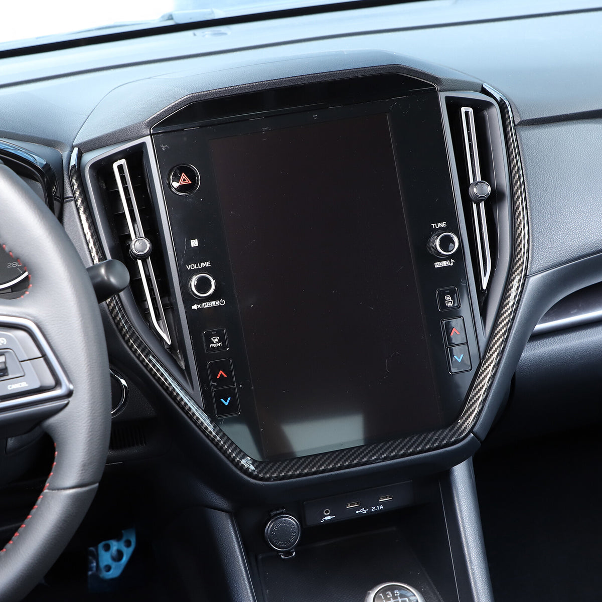Carbon Fiber ABS Interior Full Cover Trim Kit Set For Subaru WRX AT 2022-2025 - Styles 1-5 51