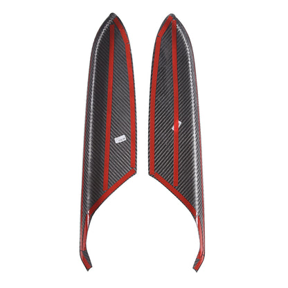 Dry Real Carbon Fiber Car Door Armrest Cover Trim For Corvette C8 Z51 Z06 20-26 13