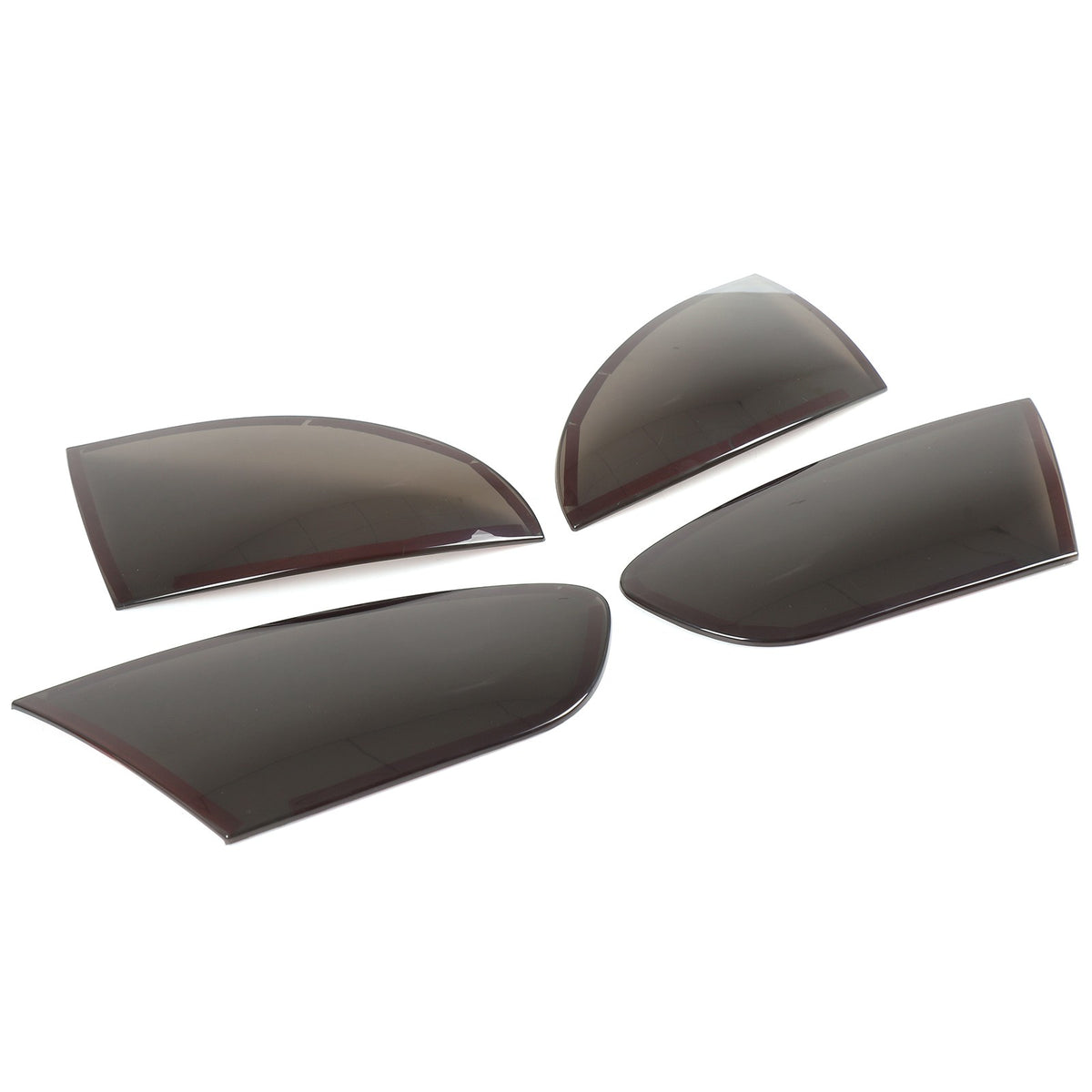 Transparent Gray Smoked Tail Light Trim Cover For Seat Leon MK2 1P1 2008-2012 4