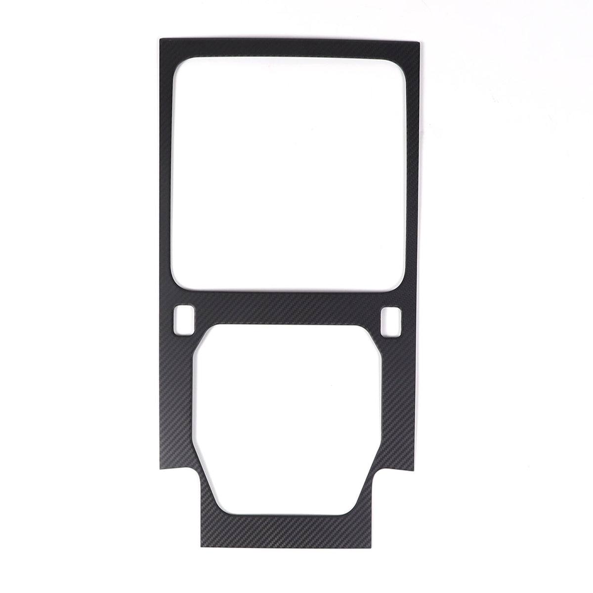 Matte Real Carbon Fiber Cup Holder Panel Trim Cover For Defender 110 90 2020-23 19