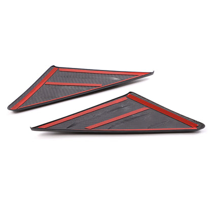 Forged A-Pillar Front Door Triangle Cover Trim For BMW 8 Series G14 15 16 19-22 7