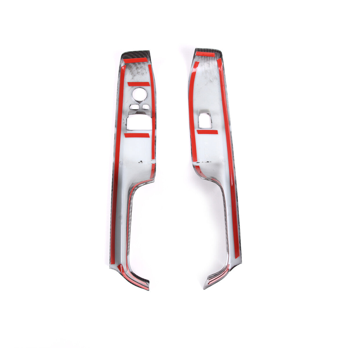 4pcs Carbon Fiber ABS Window Lift & Door handle Cover Trim For Supra A90 19-24 7
