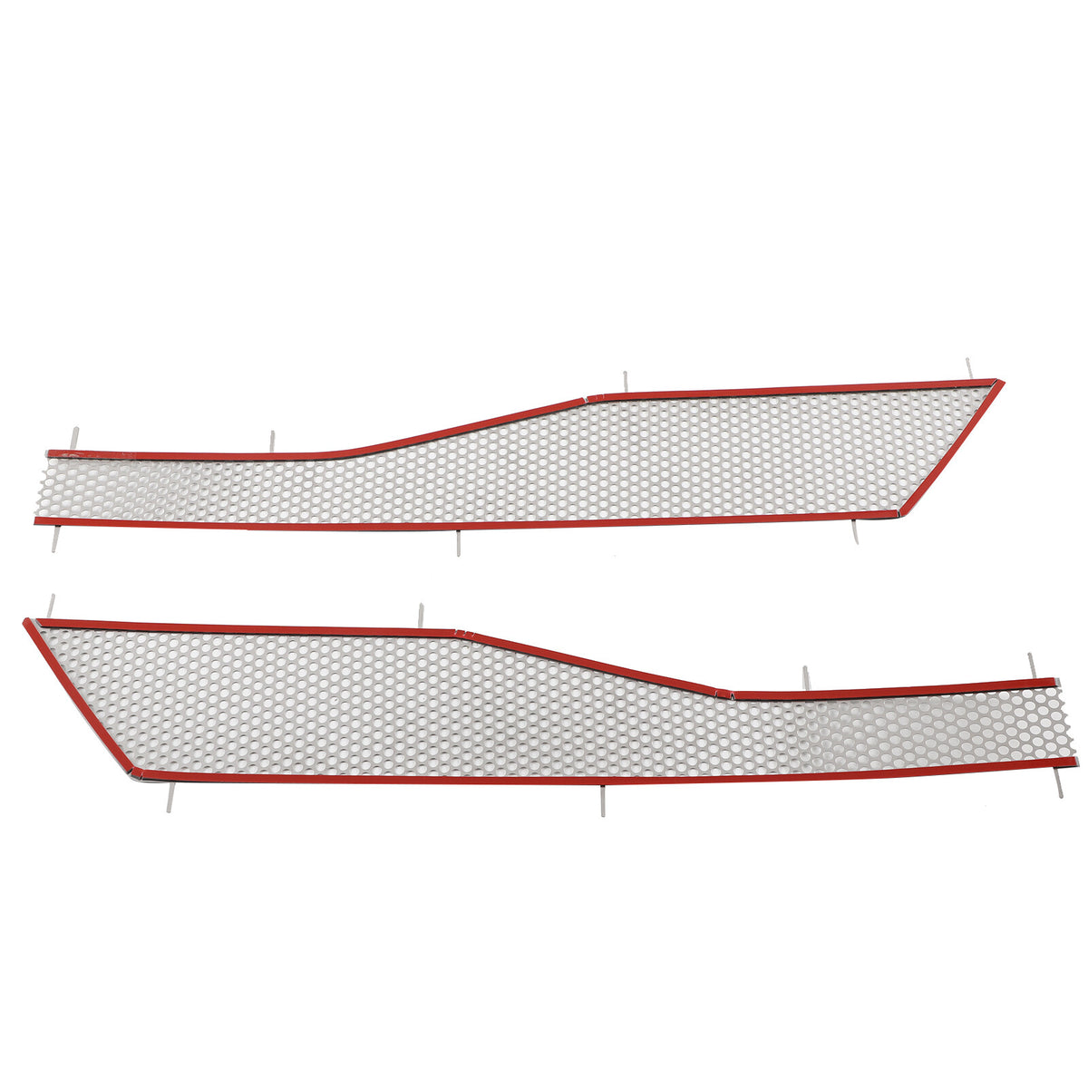 Stainless Steel Silver Rear Bumper Air Vent Cover Trim For Corvette C8 20-25 US 11