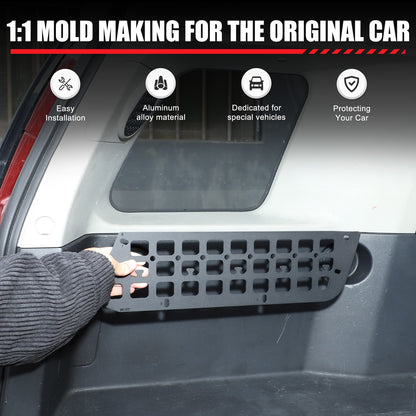 Trunk Left & Right Side Window Storage Molle Panel For Toyota FJ Cruiser 2007-21 5