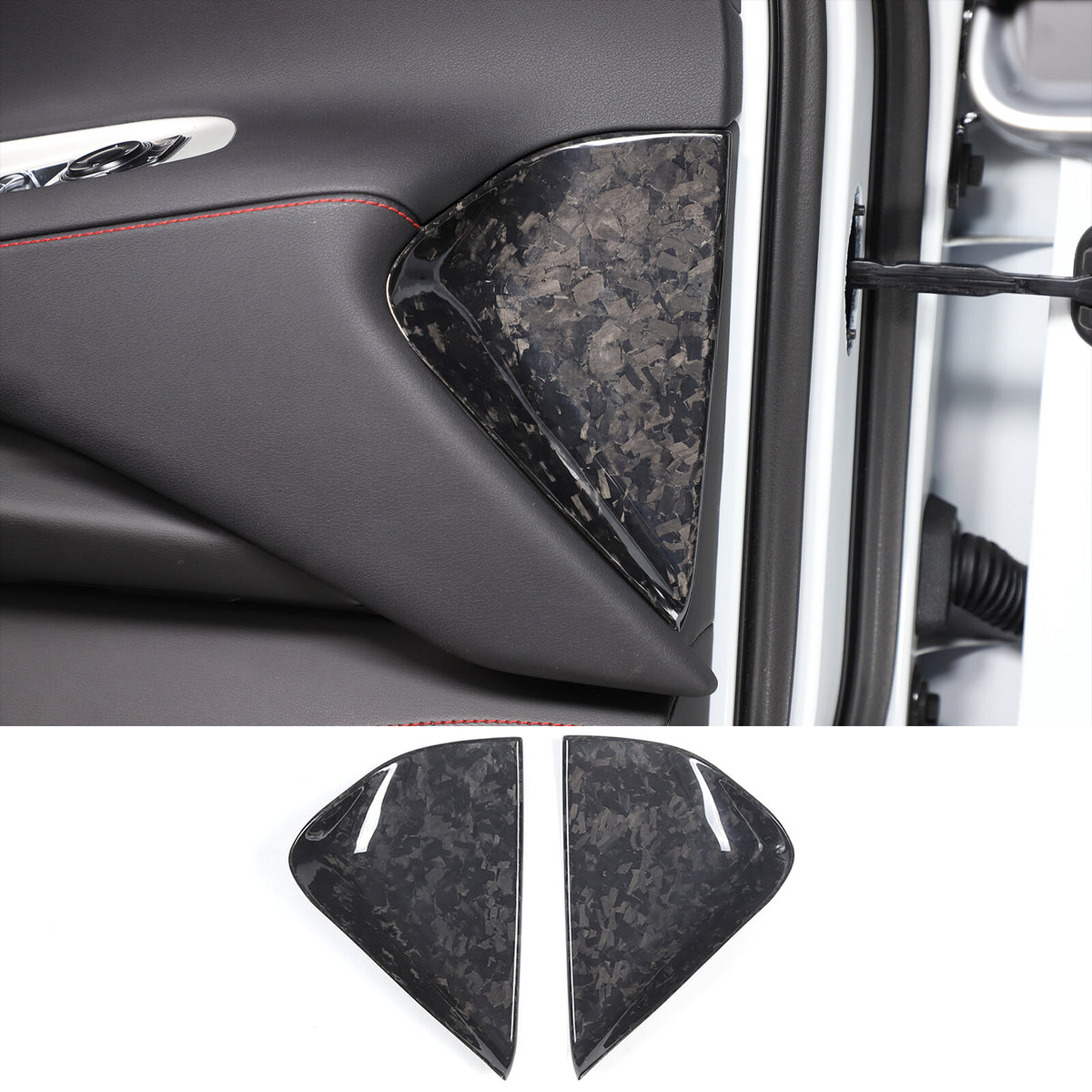 Forged Real Carbon Fiber Full Interior Set Cover Trim Kit For Corvette C8 20-25 - Variants 6-10 11