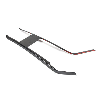 Real Dry Carbon Fiber Center Console Interior Trim Cover For Tesla Model S 23+ 19