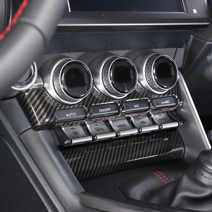 ABS Carbon Fiber Interior Center Console Trim Set For GR86/BRZ 2022-2024 US - Variants 11-15 6
