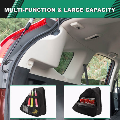 Black Rear Quarter Window Left Side Storage Bag For Honda CR-V 2012-2016 3