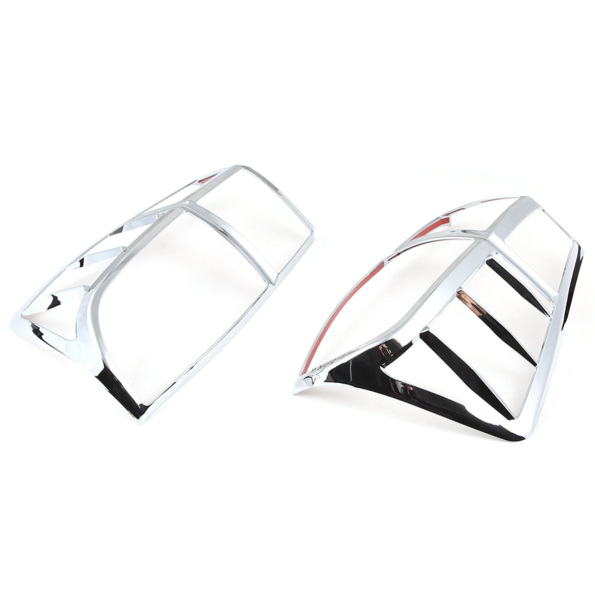 Chrome Silver Rear Taillight Trim Cover Bezel Trim For Toyota Tacoma 2016-23 US 9