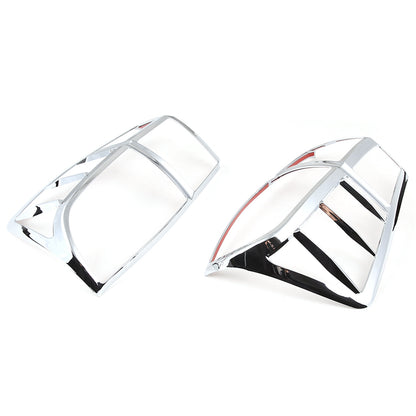 Chrome Silver Rear Taillight Trim Cover Bezel Trim For Toyota Tacoma 2016-23 US 9