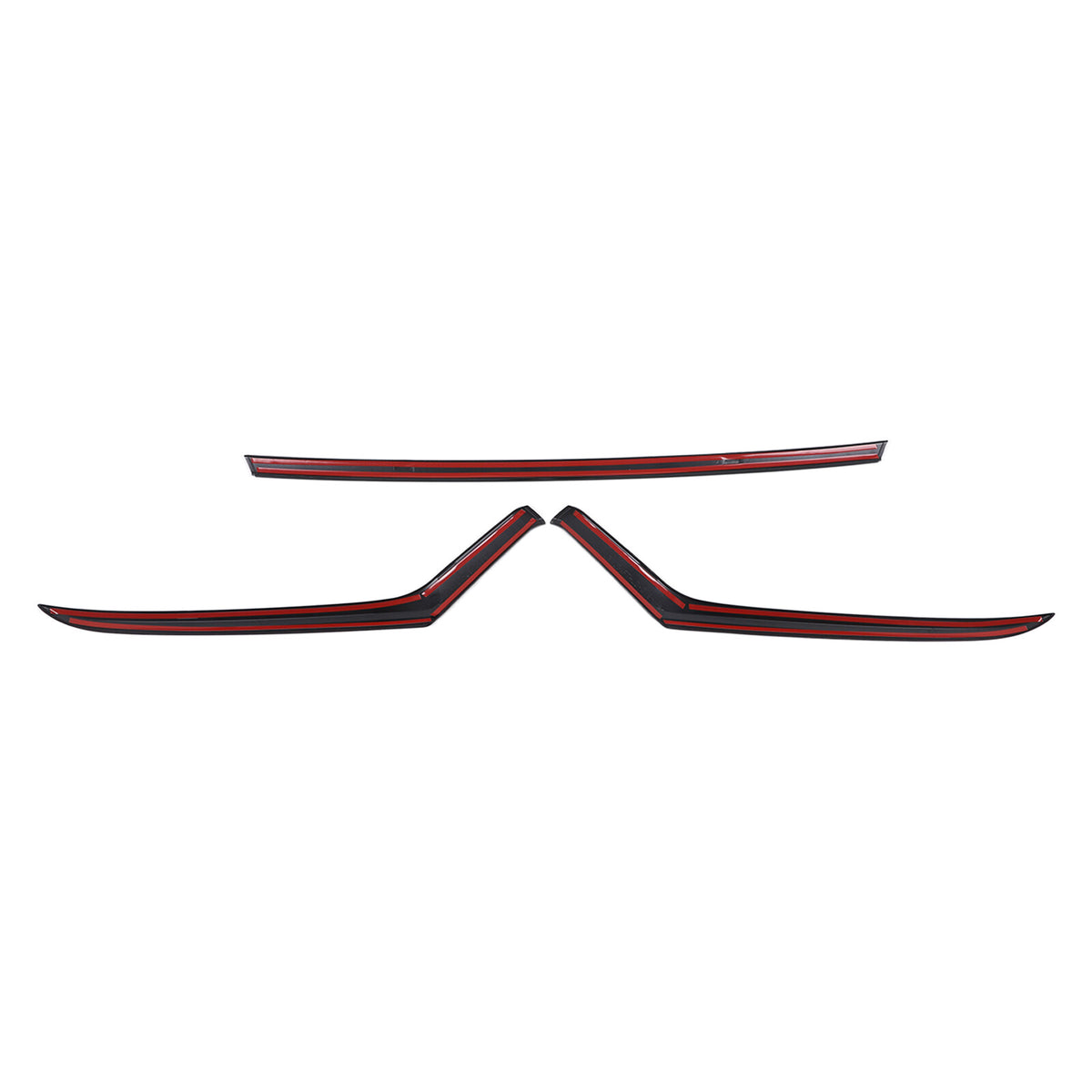 Glossy Black ABS Front Hood Trim Strip Trim For Toyota Grand Highlander 2024+ US 12