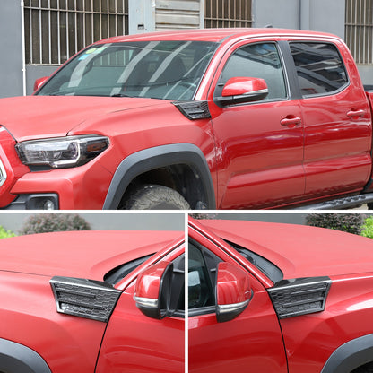 Carbon Fiber ABS Side Fender Upper Trim Cover For Toyota Tacoma 2016-2019 6