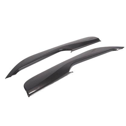 Carbon fiber ABS Car Door Bottom Anti Kick Trim Cover For Corvette C8 Z06 Z51 US 14