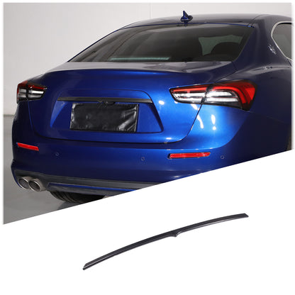Carbon Fiber Rear Tailgate Trunk Lid Sill Cover Trim For Maserati Ghibli 2014-19 18