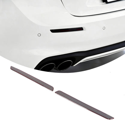 Smoked Black Rear Fog Tail Light Lamp Cover Trim For Maserati Ghibli 18-23 US 12