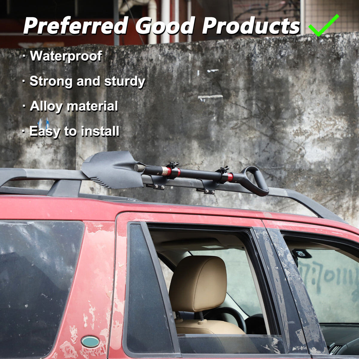 Lift Shovel Holder Offroad Roof Rack Bracket For LR Freelander 2 LR2 L359 07-15 20