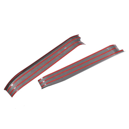 Real Carbon Fiber Full Wrapped Exterior Door Sill Plate Trim For Corvette C8 US 17