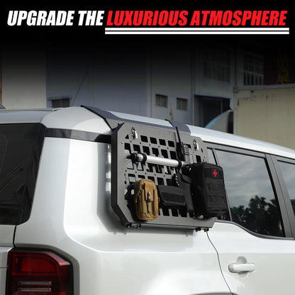 Left Side Molle Panel Trunk Shelf Storage Organizer For Land Cruiser LC250 US 14