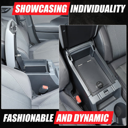 Alloy Center Console Safe Storage Lock Box Tray For Subaru Crosstrek GU 24+ US 13