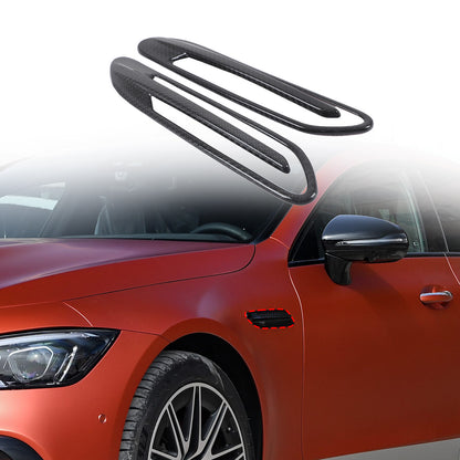 Real Carbon Fiber Side Fender Air Inlet Trim For Mercedes Benz AMG GT50/GT63 10