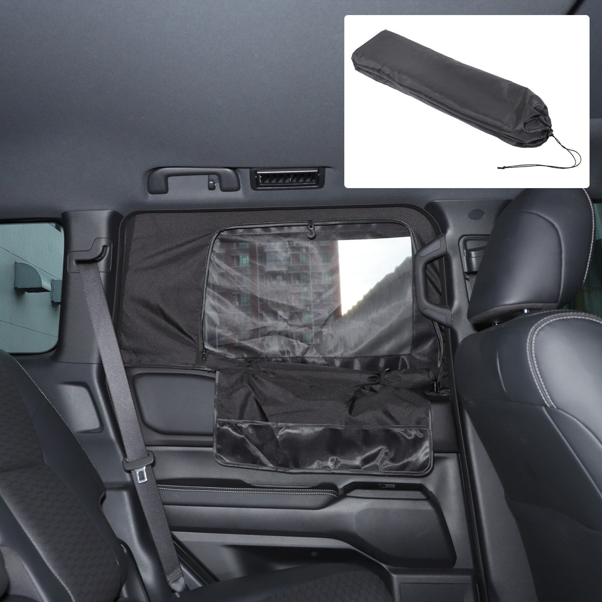 Rear Door Window Shade Trim Cover For Toyota Land Cruiser LC250 24+ 16