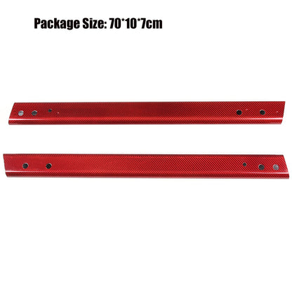 Red Carbon fiber Engine Bay Crossmember Panel Trim Cover For Corvette C8 20-26 2